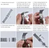 Bandas de aço inoxidável faixas de bambu Bandas de link de bumbo de borboleta puxual de pulseira de luxo para Apple Watch 38/40/41mm 42/44/45/mm Strap fit iwatch 345678 Ultra