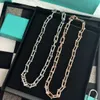 Brand Link Chain Cham Bracelets Hip Hop Copper Luxury Horseshoe Designer Bling Shining Crystal Diamond Choker Necklace Bracelet Party Wedding Jewelry4838718