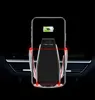 S5 Aperteção automática 10W qi Wireless Car Carreger de 360 ​​graus de rotação de ventilação do suporte para telefone para iPhone Android Universal Phones