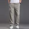 Men's Pants Men's Casual Cotton Pants Straight Pocket Loose Elastic Work Trousers Brand Super Large Size 6XL 230311