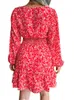 Robes décontractées Élégantes Dames Bureau Floral Mini Robe Femmes Automne Col En V À Manches Longues Mode Volants Mince A-ligne Robes Pour Femmes Robe G230311