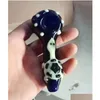 Smoking Pipes Stained Mini Glass Pipe Model 4 Inch Accessories Hookah Tobacco Spoon Colored Small Hand For Oil Burner Dab Drop Deliv Dhnzg