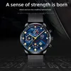 Armbandsur Relogio Masculino Fashion Men's Watches Luxury Original Quartz Mesh Belt Water Proof Perfect Men Sports Watch