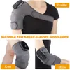 Benmassagers Electric Heat Knä Massager Relieve Arthritis Smärta Knäled BRACE Support Hög Vibration Ben Massage Relaxation Tools 230310