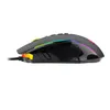 N M910 Gaming Mouse 16,8 miljoen RGB -kleur Backlit Comfortabele grip 9 Programmeerbare knoppen12400 DPI voor gamemuizen