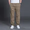 Pantalones para hombres verano de la moda otoño de otoño pantalones algodón casual de algodón largo joggers heteros