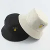 Brede rand hoeden nieuwe zomer emmer hoed vrouwen mannen mode schattige Beh zon hoeden omkeerbaar bob chapeau groente borduurwerk panama vissen hoed p230311