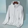 ice silk arc jacket Summer designer cardigan coat men women sun screen UV protection sunscreen clothing hooded swea 1DX6