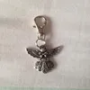 50PCS Fashion Vintage Silver Alloy Angel Charm Higain Higain Home Key Ring Fit DIY Key Cains Accessories Jewelry1232i