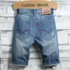 Pantaloncini di jeans strappati da uomo Jeans Stilista di moda vintage Lavato Lunghezza al ginocchio Pantaloni corti Hip Hop estivi Www