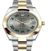 Automatische beweging Kijk datejust Sapphire Crystal vegen 2813 polshorloge vouwbespels roestvrij staal origineel clasp284m