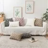 Kudde täckning plysch kudde fodral för soffa vardagsrum grometriska housse de coussin 45*45 dekorativa kuddar nordisk heminredning