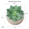 Decorative Flowers Artificial Succulent Bonsai Creative Ornaments For Home Table Garden Decoration Simulated Plants With Pot Decor Gift