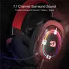 n H510 Zeus X casque de jeu filaire éclairage RVB 7.1 son Surround multi-plateformes casque fonctionne pour PC PS4