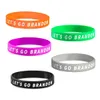 Låt oss gå Brandon Silicone Armband Party Favor Gummi -armband USA: s presidentval Presenthandband Rem BB0311