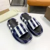 Тапочки Женская мода Letter BUR Slides Luxury Summer Ladies Hotselling Flip Flat Rubber Gear Bottoms Sandal Beach Designer Shoes