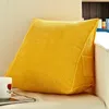 Cushion/Decorative Pillow Bed Reading Pillow Soft Triangular Big Backrest Pillow For bed Couch Sofa bed rest pillow Washable Back support Cushion For Bed 230311