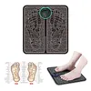 Foot Massager Electric EMS Foot Massager Pad Foot Massage Mat Fötter Muskelstimulator Förbättra blodcirkulationen Lindra Ache Pain Health Care 230310