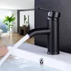 Rubinetti per lavabo bagno Rubinetti per lavabo monocomando nero opaco Rubinetto per lavabo freddo e miscelatore Rubinetto per cucina con acqua nera 230311