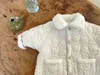 Pagliaccetti nati Baby Winter Romper 0-3Years Boy Girl manica lunga in pile addensare tuta calda Outwear cotone imbottito vestiti infantili 230311