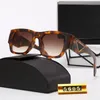 Modedesigner-Sonnenbrille, klassische Brille, Outdoor-Strand-Sonnenbrille für Mann und Frau, 12 Farben, optional, dreieckige Signatur