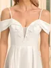 Trouwjurk ooit mooie jurken prachtige kant van schouders v nek een lijn groothandel 2023 bruidsmeisje vestidos de gala eh90386wh