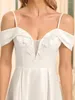 Abito da sposa sempre bel vestiti splendidi pizzo da spalle v collo a una linea all'ingrosso 2023 damigella d'onore vestidos de gala eh90386wh