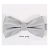 Brudgummen slipsar cummerbunds man bow tie sier dot bowknot mens fjäril kostym tillbehör halskläder för män spot svart bowtie 2st/lot dr dhmm6