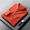 Polo da uomo 100 cotone di lusso a maniche lunghe Tshirt polo da uomo 2023 moda primavera ricamo coreano casual Paul wear 230311