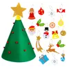 Decorazioni natalizie -Albero in feltro 3D fai-da-te per la decorazione domestica Anno dei regali di Natale