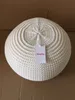 Cushion/Decorative Pillow Style Knitted Woolen Round Cushion POUF 230311
