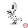 Nowy popularny 925 srebrny srebrny -smok dragon Cherry Balloon Charm Pearl nadaje się do prymitywnej bransoletki Pandora DIY Prezent biżuterii