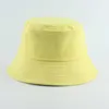 HBP Top Şapkalar Koreli Yetişkin Çocuklar Yaz Katlanabilir Panama Kova Pamuk Hip Hop Kapağı Geniş Kötü Beh UV Koruma Balıkçı Şapkası P230311