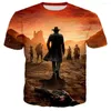 Hommes t-shirts 2023 jeu rouge mort rédemption 3D imprimé T-shirt hommes/femmes mode Cool décontracté Harajuku Style haut