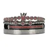 Bracelets de charme Luxurro Royal King Crown Men Bracelet Set Stacks