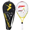 Raquettes de tennis 1pcs 23 pouces Raquette de tennis spéciale pour adolescents Raquette de tennis en alliage d'aluminium Fil de nylon solide Convient à l'entraînement des enfants 230311