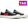 Designer Comme Casual Shoes Chucks All-Star 70 x män kvinnor canvas Sneakers Hi Black White high Flats Egret Röd Mellansula Blå Kvarts Grå platt tyg Sneakers 35-44 EUR