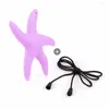 Pendant Necklaces TYRY.HU 1PC Silicone Baby Beads Dancing Starfish BPA Free DIY Necklace Chewing Teething Tooth Training Toy