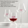 Бокал бокалов формы сердца коктейль стакана чашка 350/500 мл красное шампанское кухонная утварь