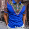 メンズポロスダシキシャツポロシャツアフリカ服エスニックスタイル伝統的なウェアターンダウンカラージッパー230311