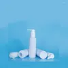 Storage Bottles 100/120/150ml Facial Cleanser Press Pump Bottle PET White Shampoo Mousse Soap Dispenser Essence Refillable Lotion