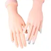 Ćwiczenie paznokci wyświetlacz trening paznokci praktyka ręka miękka elastyczna manekin ręka gwóźdź grafika trener manicure narzędzie 230310