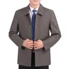 Herrjackor Spring Autumn Casual Mens Overcoat Tjock vindbrytare Lång svart trenchrock Manlig ytterkläder pojkar dike 5xl y835 230311