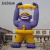 High Quality Outdoor Promotion Car wash Inflatable Gorillas kingkong balloon 4/6/8m height For Advertising-3