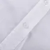 Camicette da donna Camicia bianca corta super chic Top Donna Tasca alla moda francese allentata