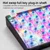 Nuovo 84PRO 84 Tasti Hotswap Tastiera meccanica personalizzata Bluetooth Wireless/2.4G/Wired RGB Tastiere da gioco PBT Pudding Keycaps