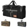 Dingen zakken canvas mannen reistas grote capaciteit reishandtassen draagbare outdoor carry bagage tassen vrouwen weekend plunje tassen 230311