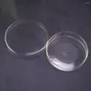 Boîtes de Petri en verre de laboratoire 100mm avec couvercles clairs 1 pièces plat