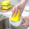 الإسفنج تجوب منصات غسل الأطباق تجوب وسادة sponge scrubber السلع لتنظيف أواني المنزل أدوات الطهي غسل ما يصل مطبخ جديد العناصر بالوعة Scurer R230309