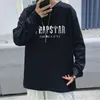 Herren T-Shirts Männer T-Shirt mit langen Ärmeln Trap Star Print Grafik T-Shirts Baumwolle Tops Lässige übergroße Kleidung Mode Luxusmarke Streetwear 230310